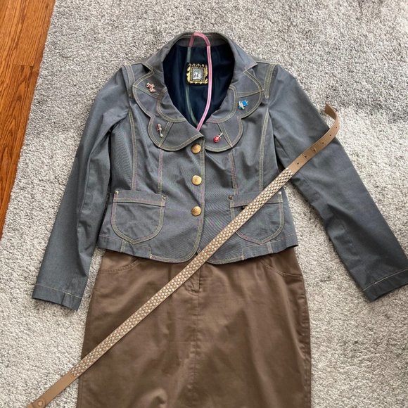 original brillant blue jacket - Picture 3 of 16